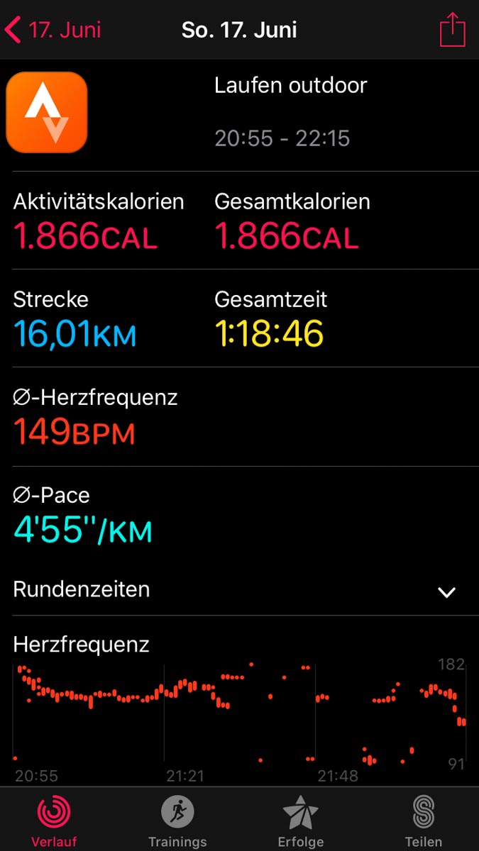 Apple Watch Series 3 im Test Running Culture Laufblog Laufschuhtests