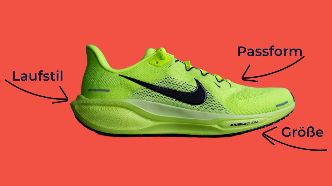 Richtiges Laufschuh finden