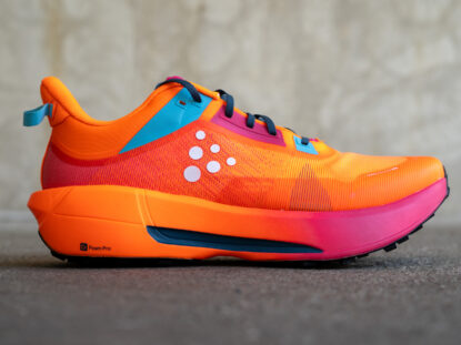 Craft Nordlite Ultra Pro – Seitenprofil mit Cr Foam Pro-Mittelsohle und Vittoria-Außensohle