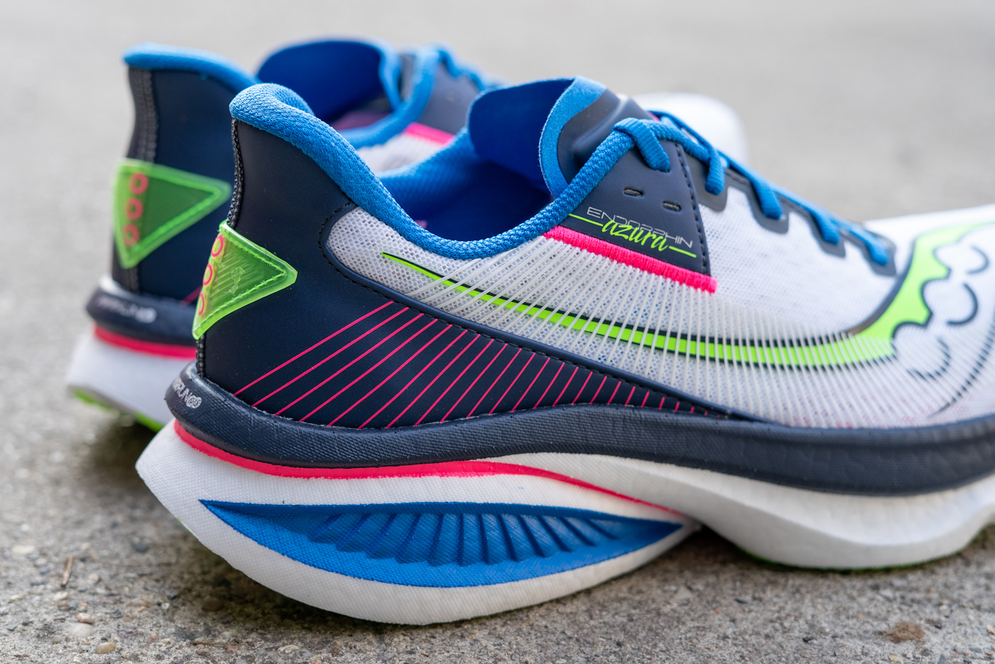 Saucony Azura PWRRUN PB Mittelsohle im Detail