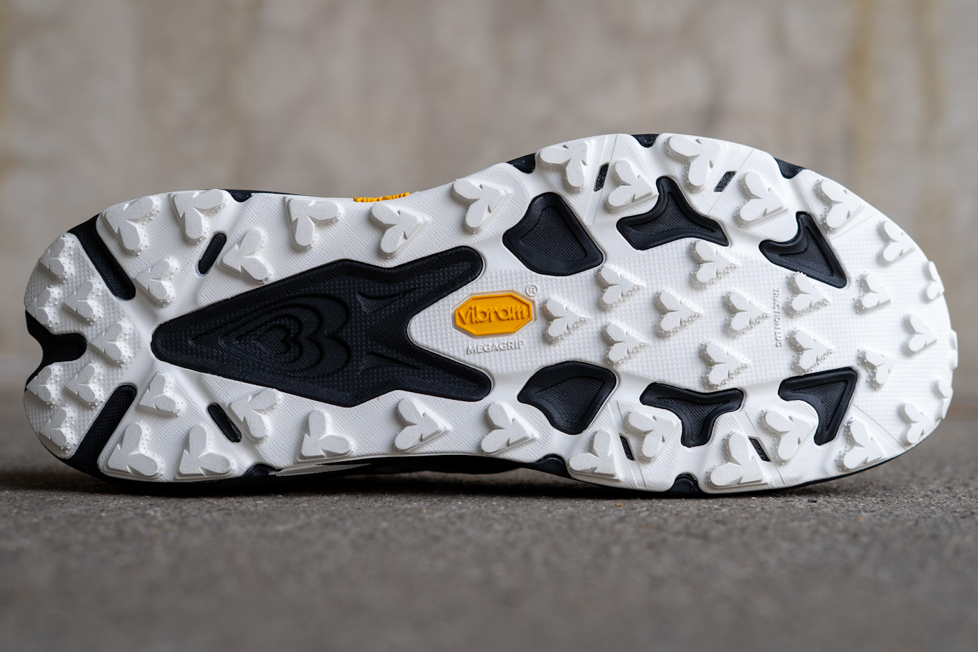 Hoka Speedgoat Aussensohle mit Vibram Megagrip