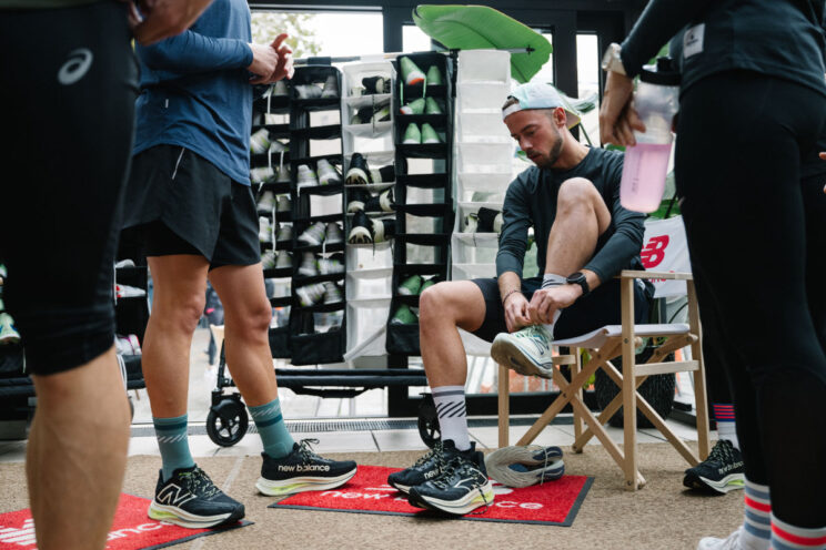 Laufschuh Rotation