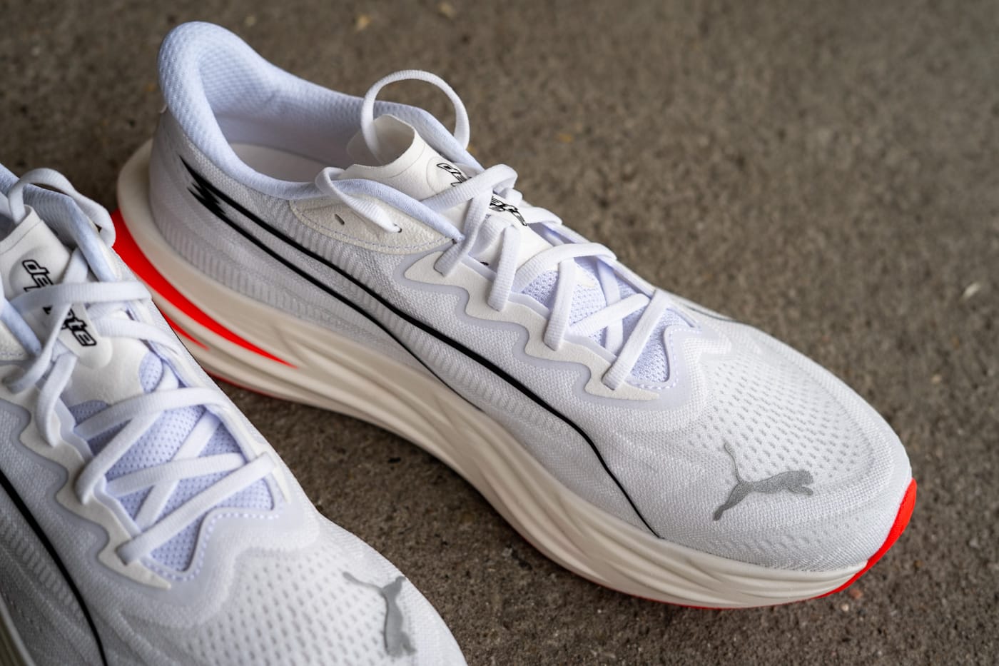 Puma Deviate Pure Nitro Mesh-Upper Fersenkappe Detailansicht