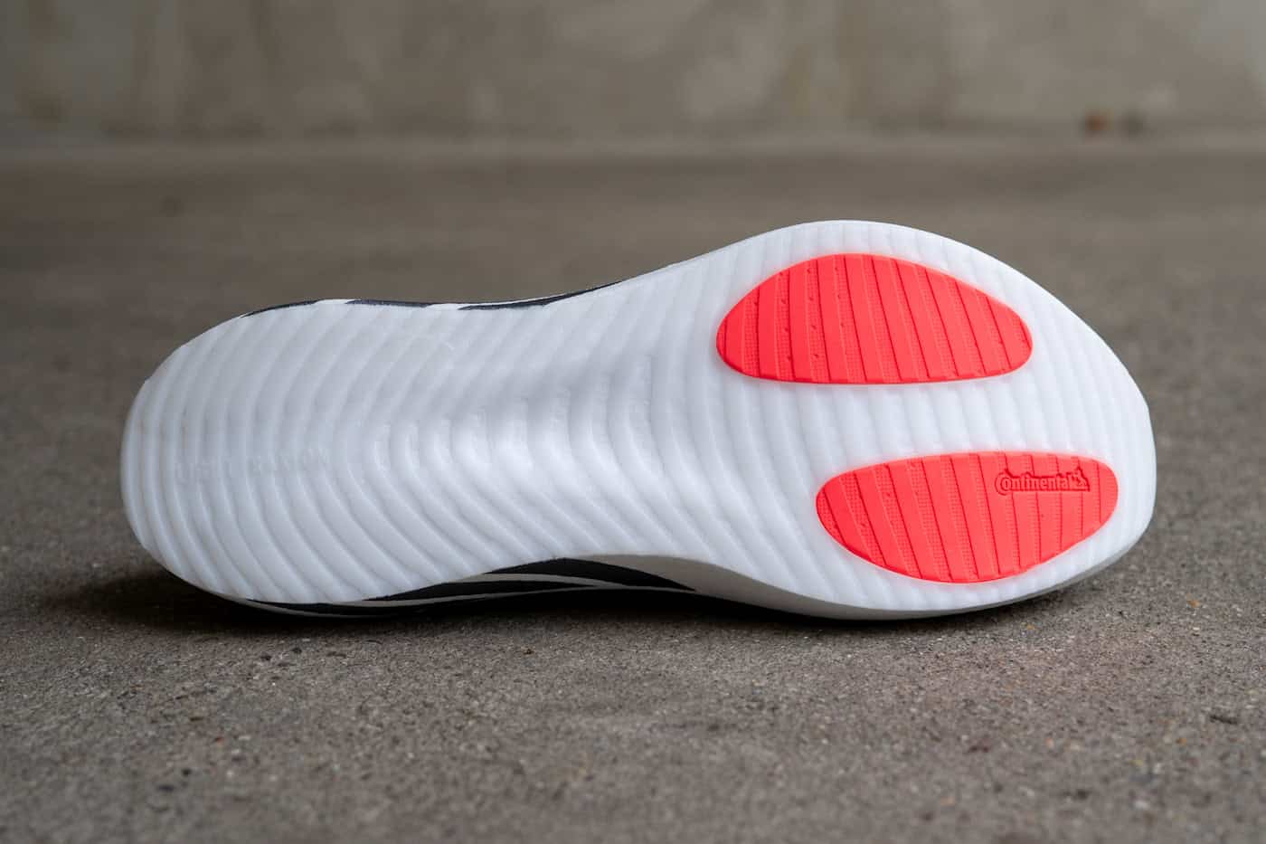 Adidas Hyperboost Run Lighttraxion-Außensohle Continental-Pads Vorfuß