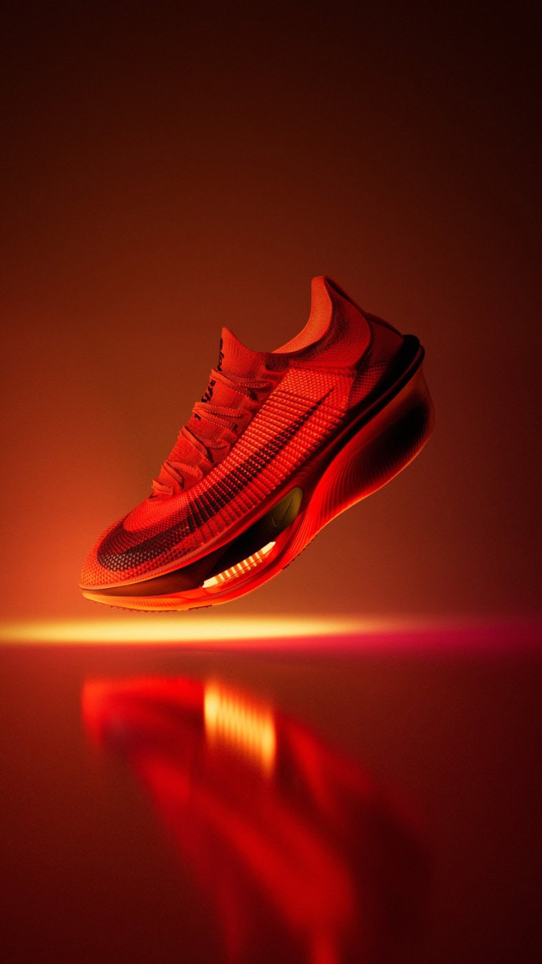 Nike Alphafly 4 ZoomX LT Doppelschicht Flyplate Mittelsohle Detail
