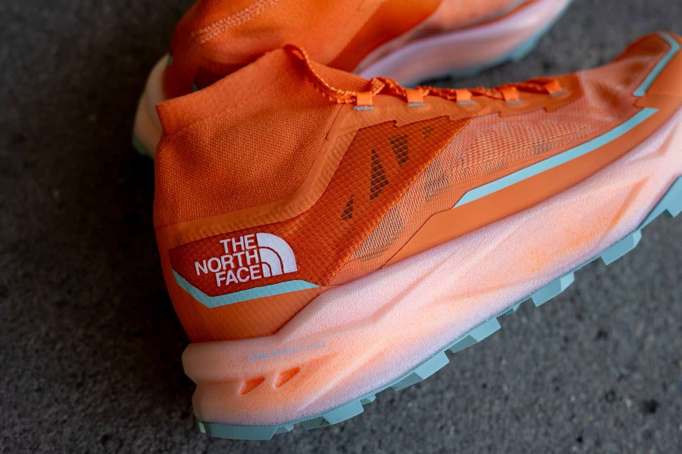 TNF Off-Trail Ultra Dreambound-Mittelsohle zwei Härtegrade Detail