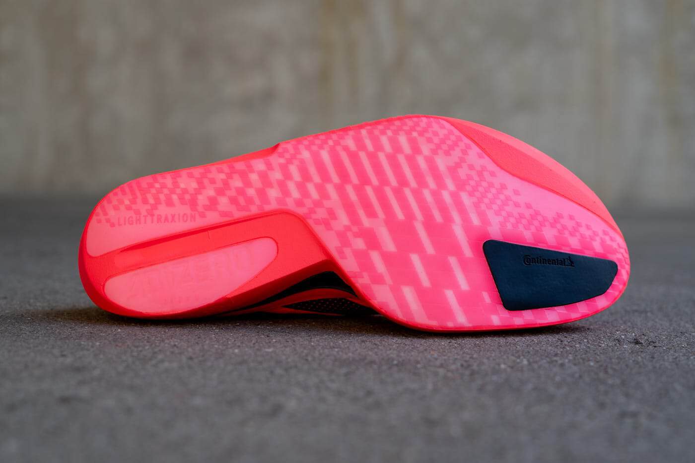 Adidas Adios Pro 5 Außensohle Aussparung freiliegendes Lightstrike Pro
