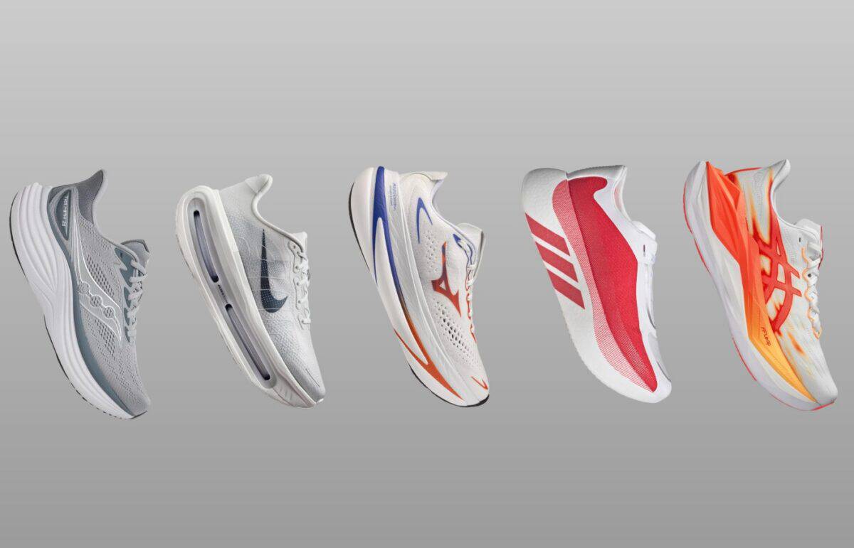 Fünf Max-Cushion-Laufschuhe im Vergleich 2026 Übersicht