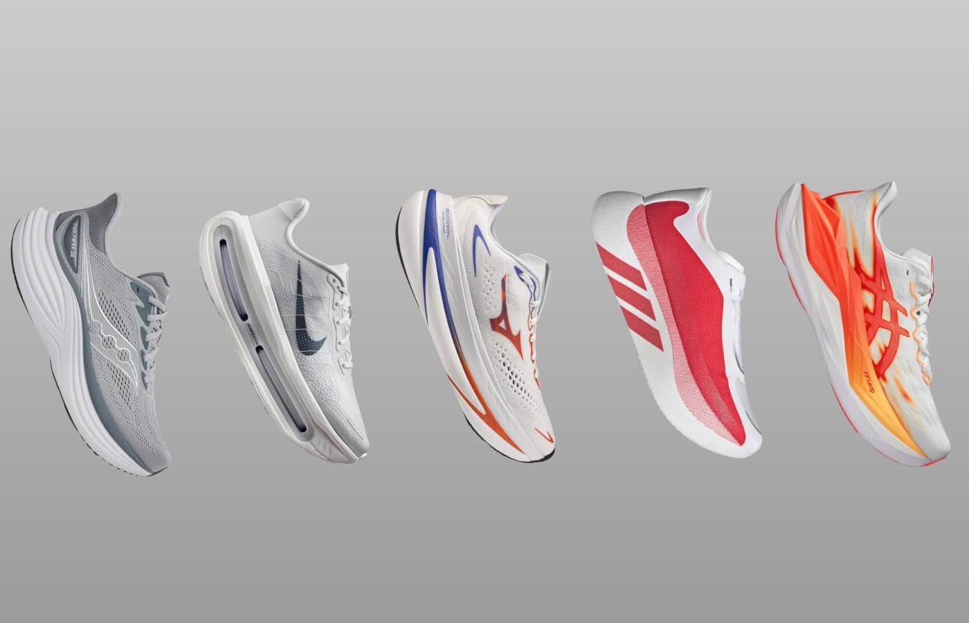 Fünf Max-Cushion-Laufschuhe im Vergleich 2026 Übersicht