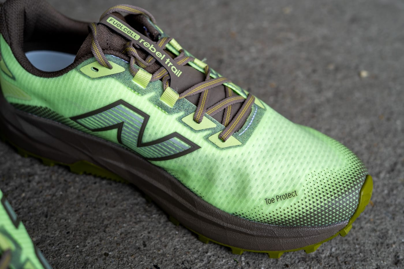New Balance Rebel Trail synthetisches Mesh 3D-Elemente Upper Detail