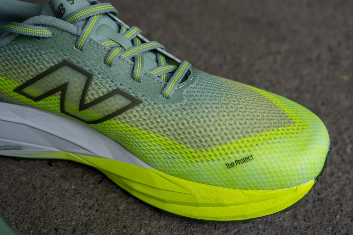 New Balance SC Trail v2 anatomische Zehenbox Upper Detailansicht